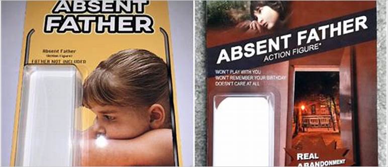 Absent father toy